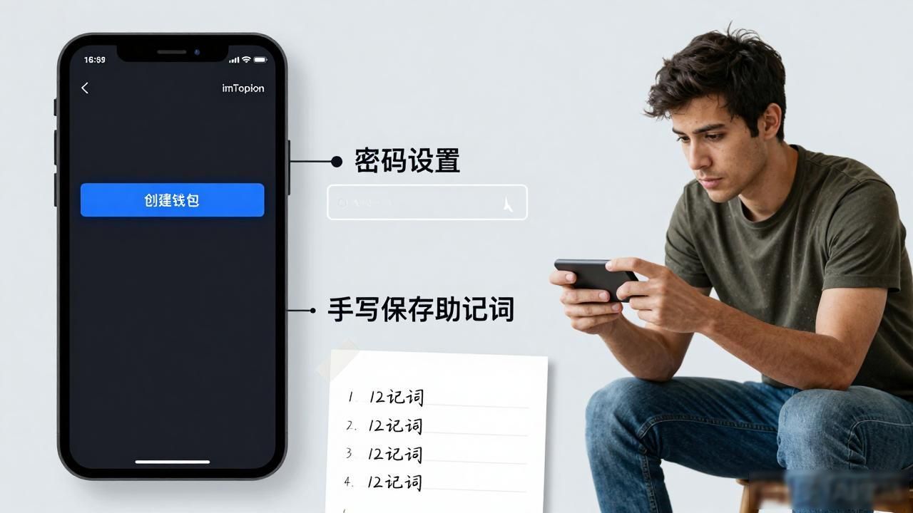 imToken 钱包官网 APP 下载｜新手创建钱包教程_imtoken钱包视频教学_钱包app怎么使用